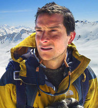 Bear Grylls. Graphic