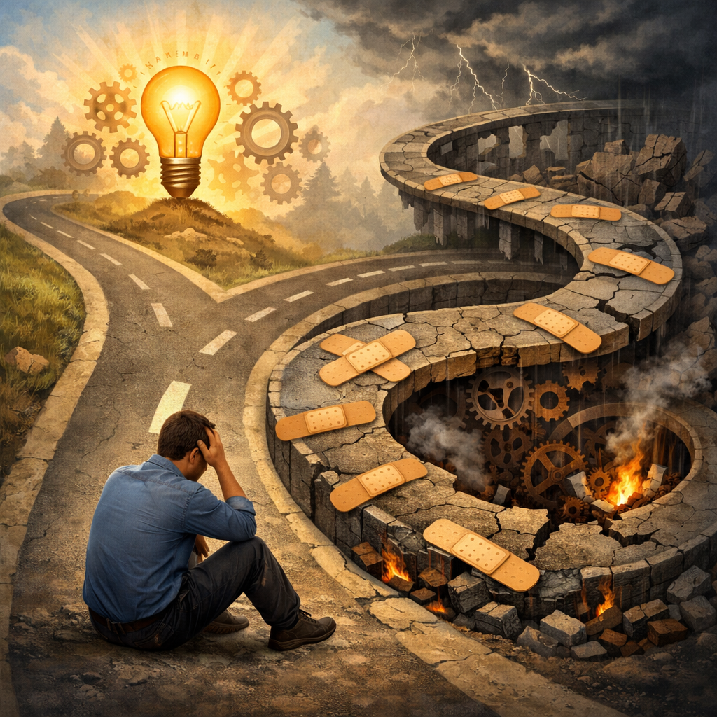 Fixes Become The Problem. Graphic