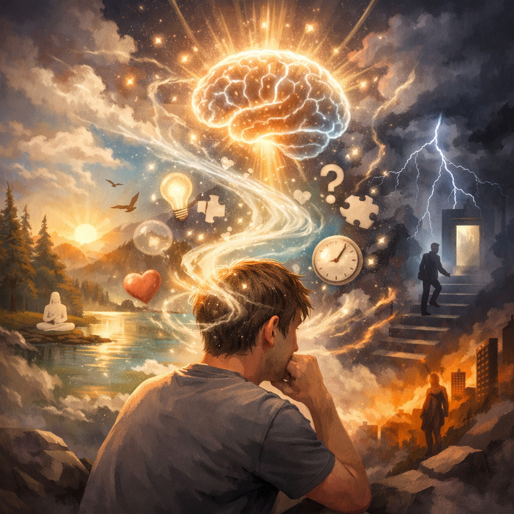 How Thoughts Arise. Graphic
