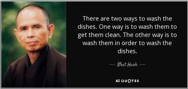 Mindful Washing The Dishes