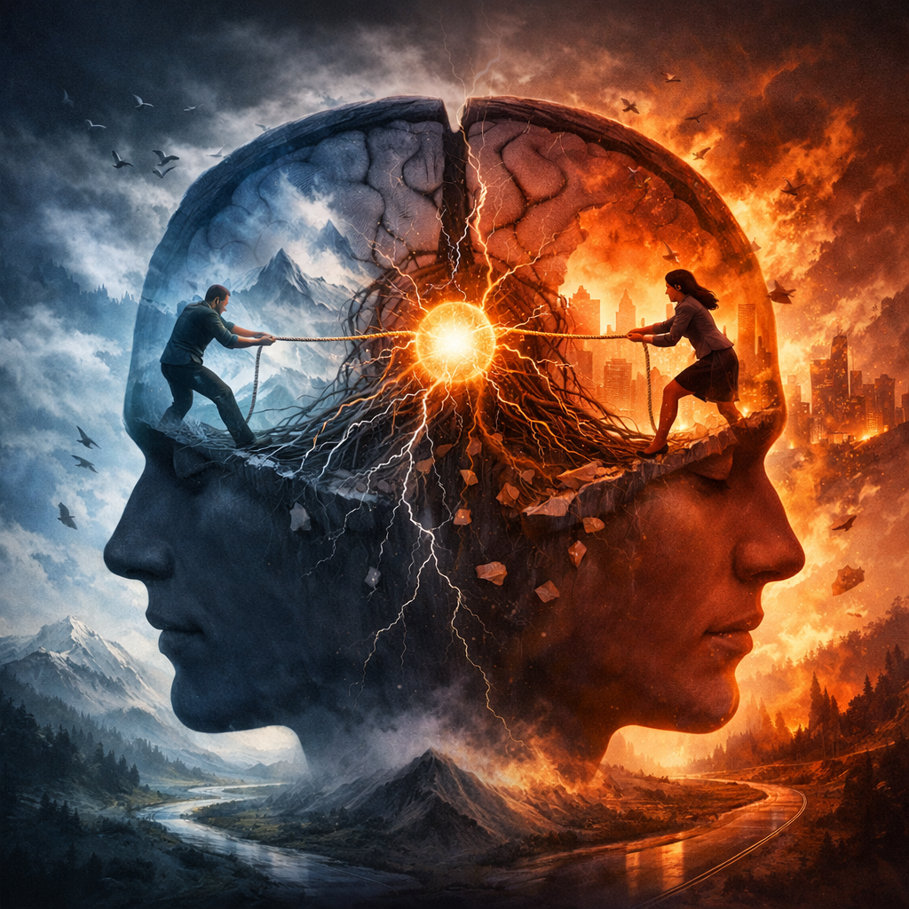 Inner Conflict Explained. Graphic