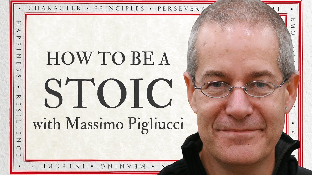 Massimo Pigliucci. How To Be A Stoic. Photo of book and author.
