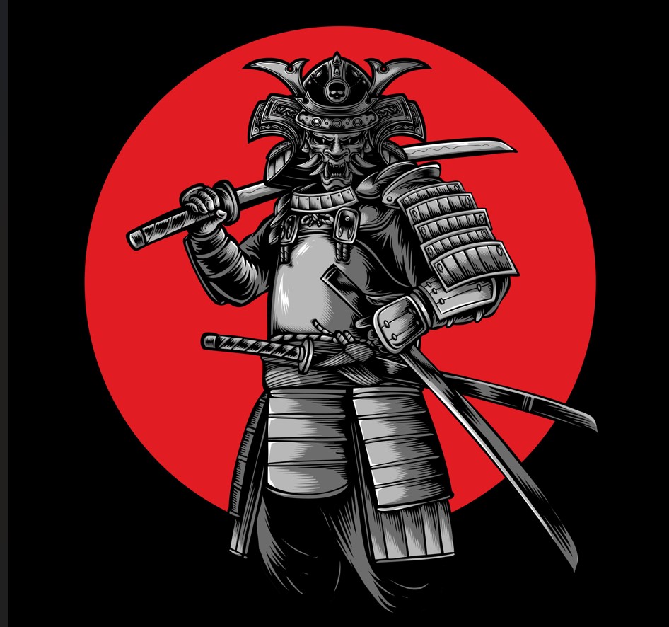 5 Zen Mindsets For Mastery - In Any Area Of Your Life. Graphic of  samurai warrior