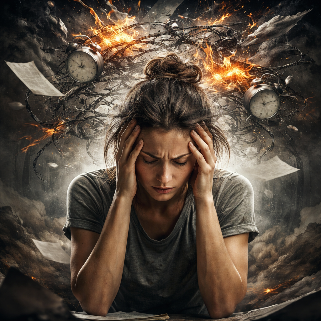 Survival Mode Thinking. Graphic