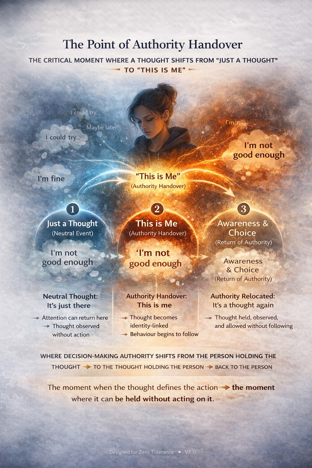 The Point Of Authority Handover. Graphic
