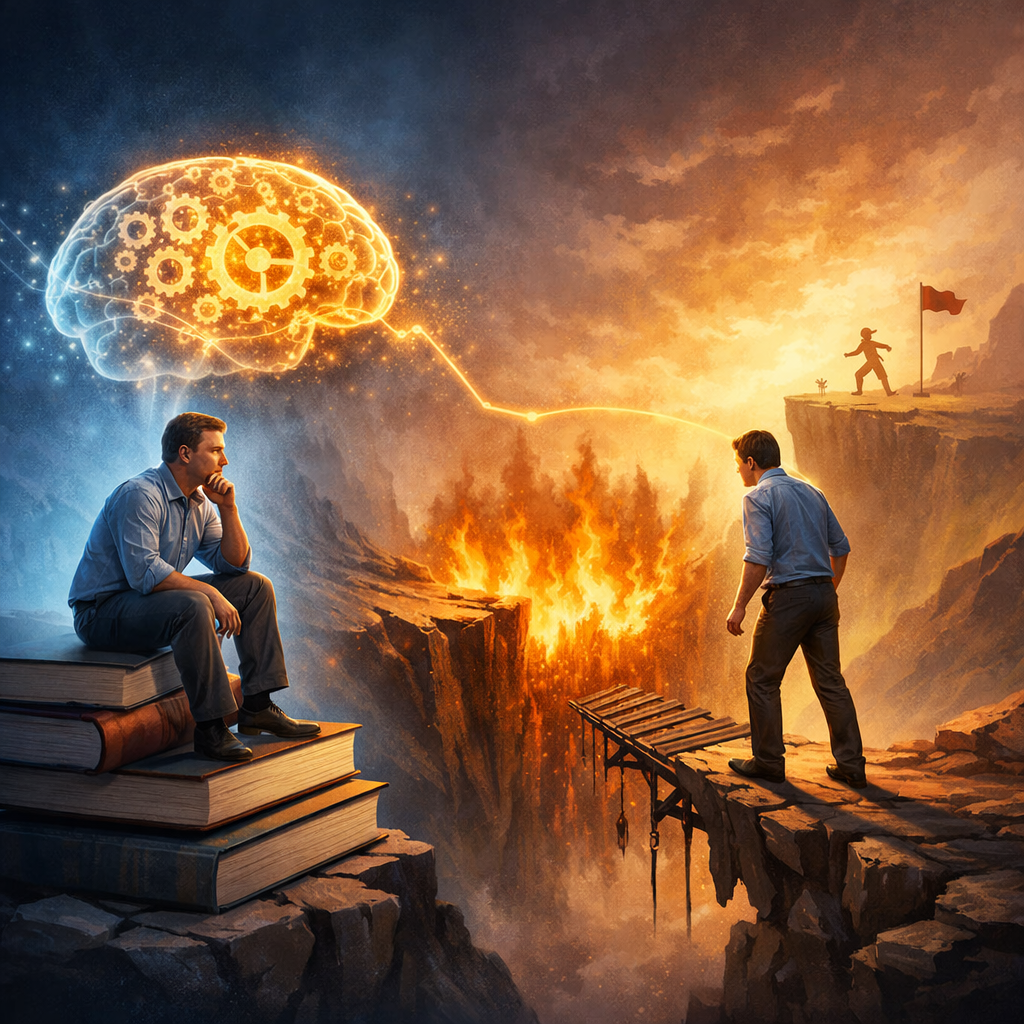 Why Knowledge Does Not Translate Into Behaviour. Graphic