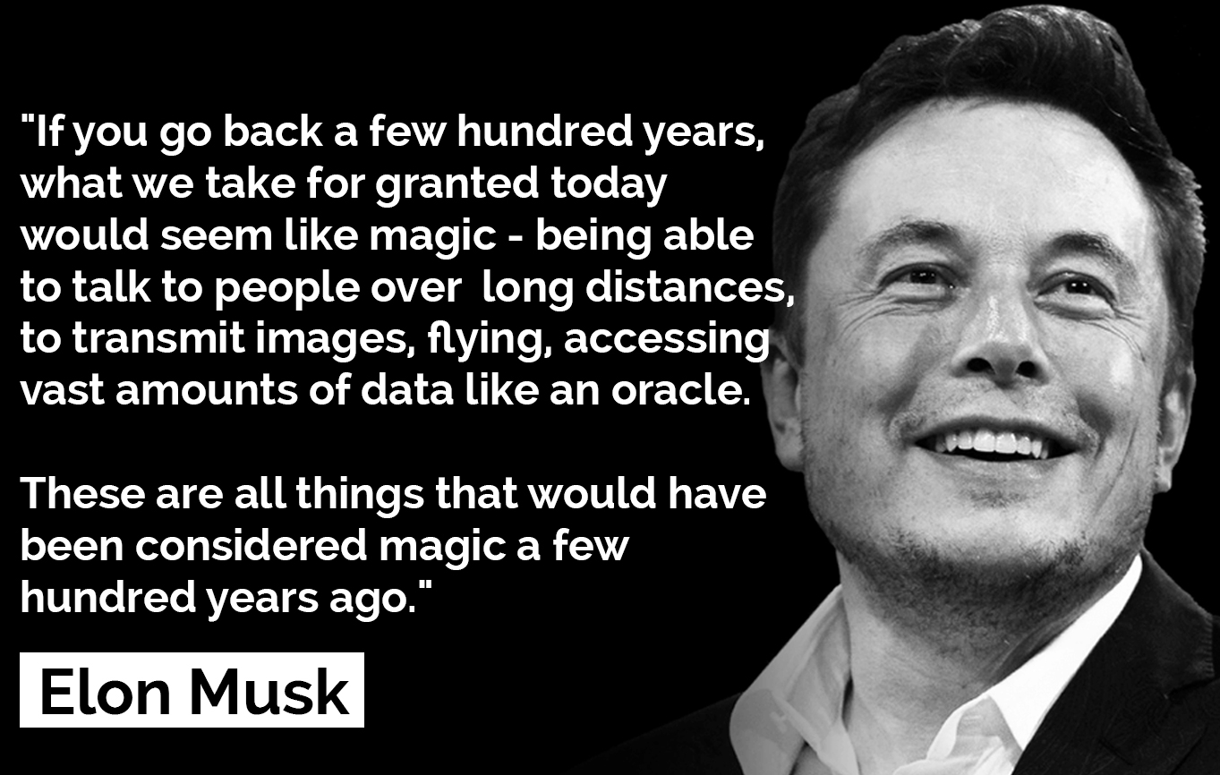 Musk quote on thinking skills
