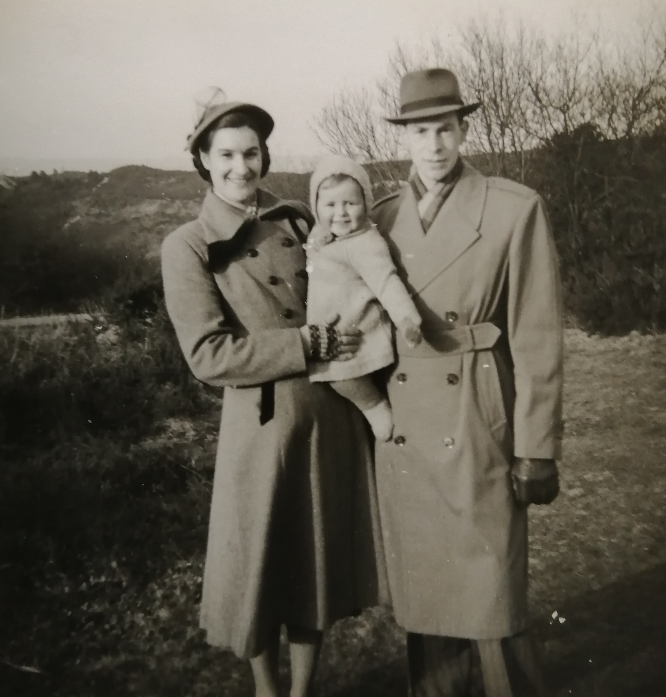 Picture of author as a baby with his parents