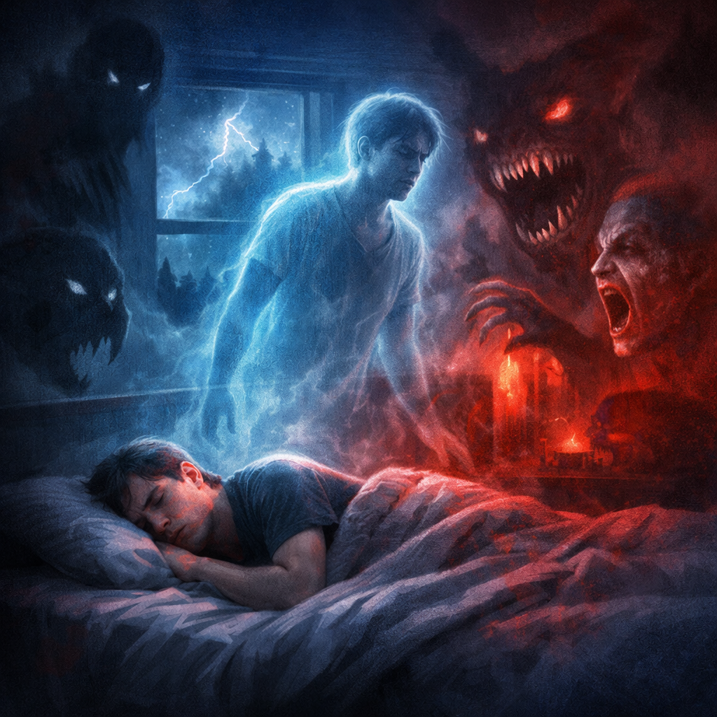 Why Bad Dreams Are Often About Threat. Graphic