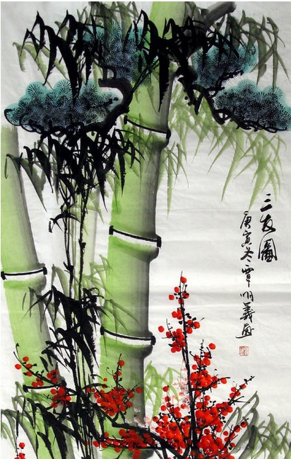 The Bamboo and the Oak. Graphic