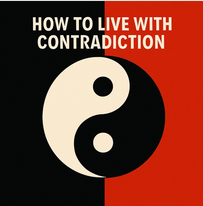 How To Live With Contradiction. Graphic