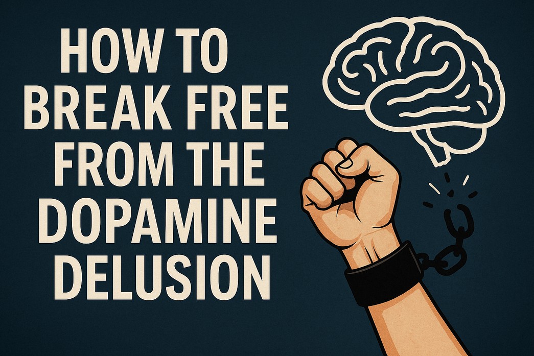 How To Break Free From The Dopamine Delusion. Graphic