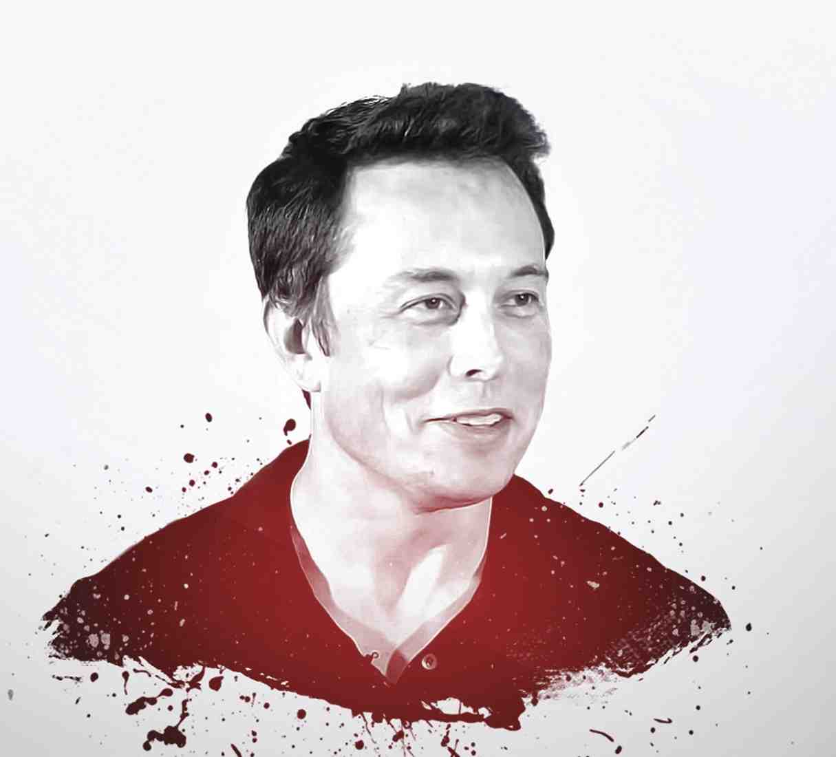 Elon Musk. I Think It Is Possible For Ordinary People To Choose To Be Extraordinary. Portrait Picture.