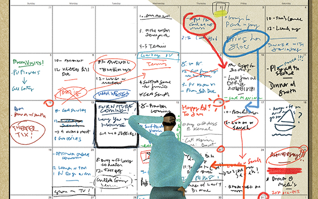 Getting Things Done. A process for increasing your own productivity and for bringing order and action to your chaotic and random personal world. Graphic.