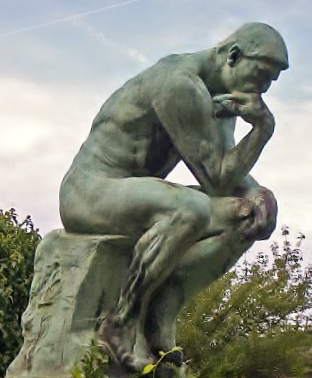 How To Think- Thinking Skills - Focusing On HOW Not WHAT To Think. Picture of Rodin's sculpture of "The Thinker"