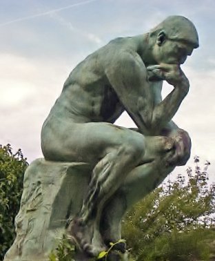 How To Think- Thinking Skills - Focusing On HOW Not WHAT To Think. Picture of Rodin's sculpture of "The Thinker"