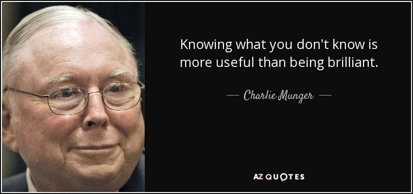 How To Win Without Succeeding. Graphic of Charlie Munger quote