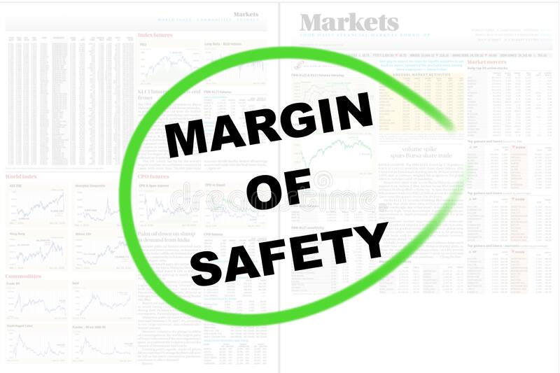 Margin Of Safety. If it can go wrong, assume that it will. Graphic.