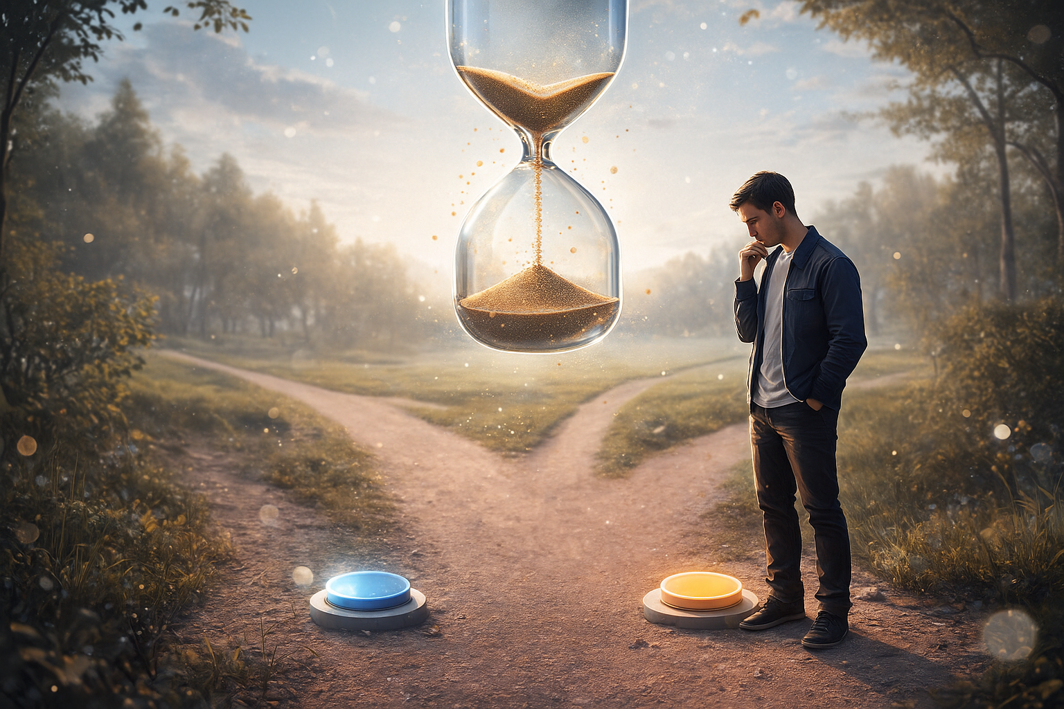 Pausing Before You Act. Graphic