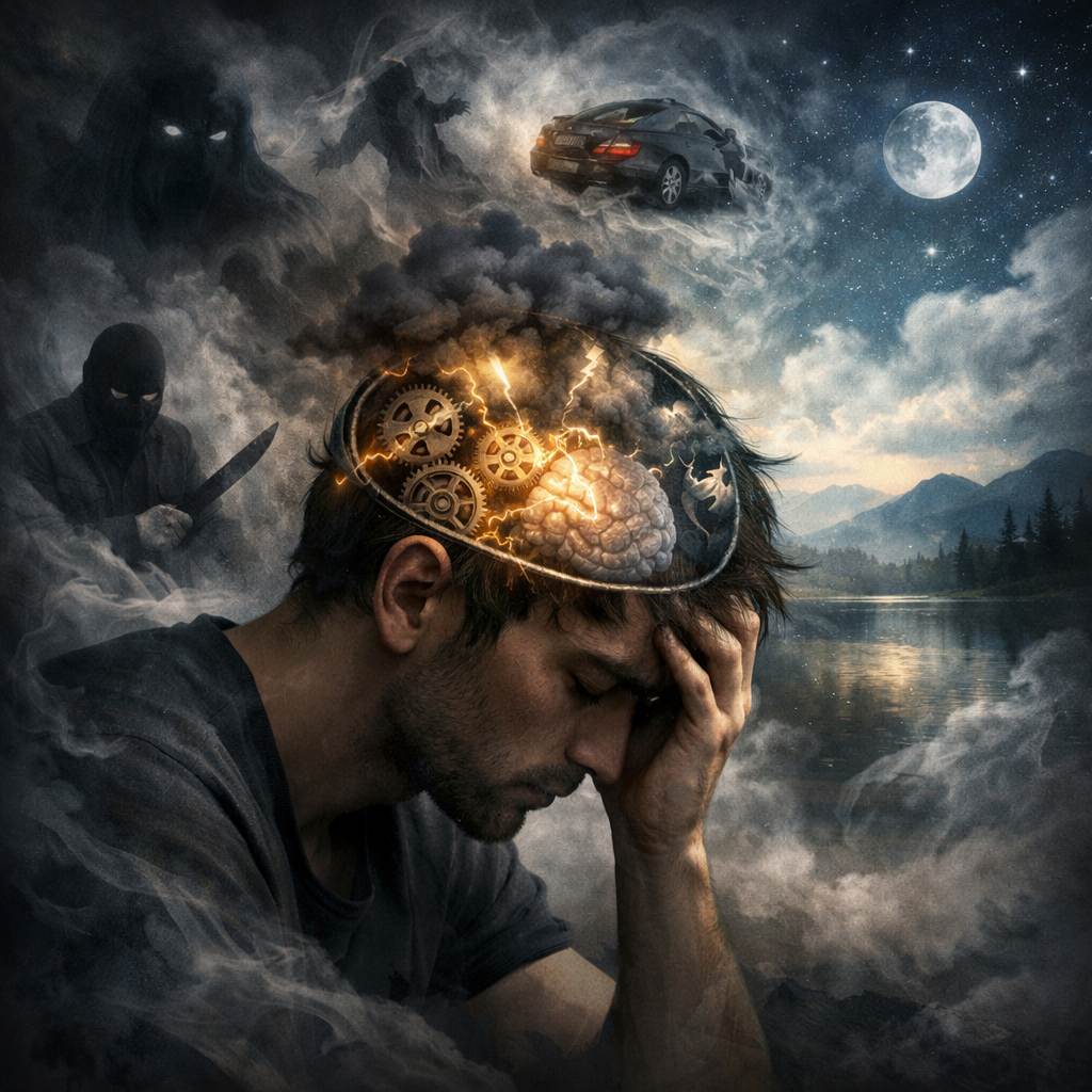 The Brain Is Built for Prediction, Not Peace. Graphic