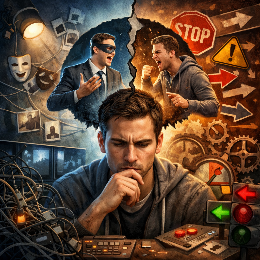 Representation, Identity & Attention. Graphic