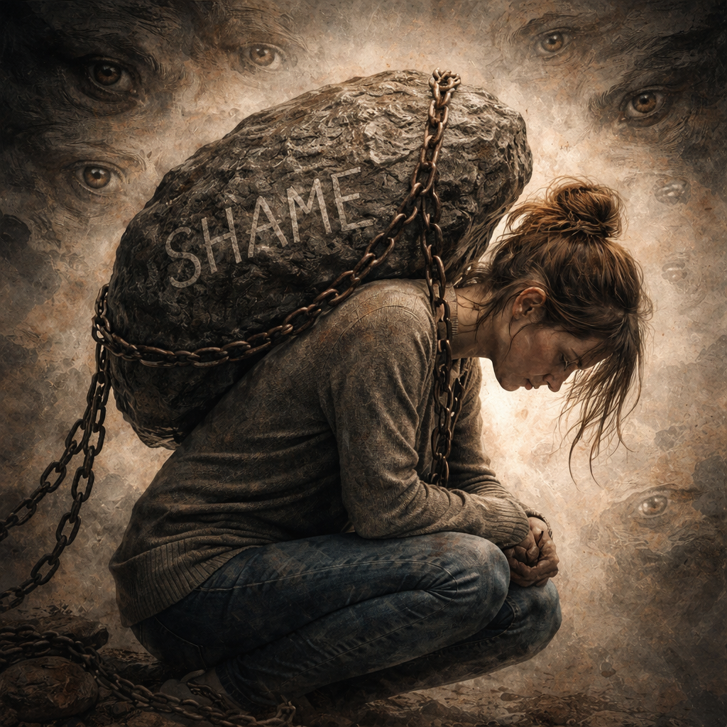 The Weight Of Shame. Graphic