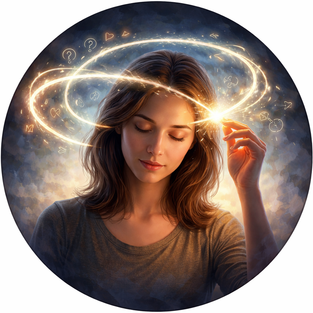 Thought Awareness Loop. Graphic